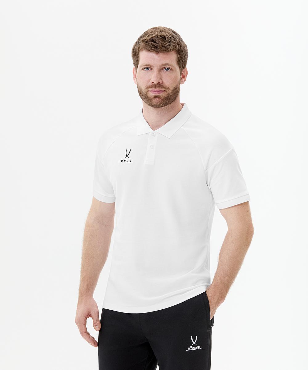 Поло JÖGEL ESSENTIAL CVC Polo CZ, белый