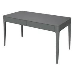 Стол письменный Type из массива дуба 140*70 см (серый)