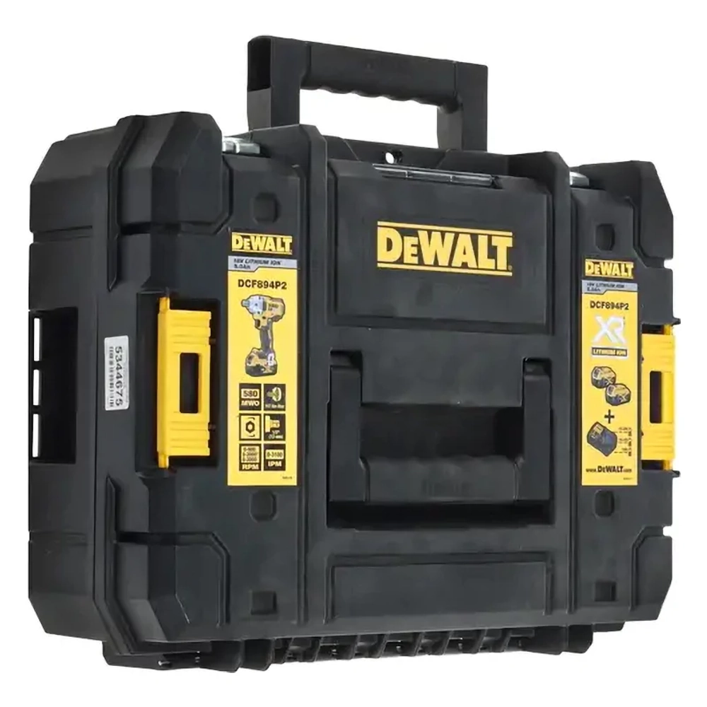 DeWalt DCF894P2 аккумуляторный гайковерт (2 x 5 Ач, ЗУ)
