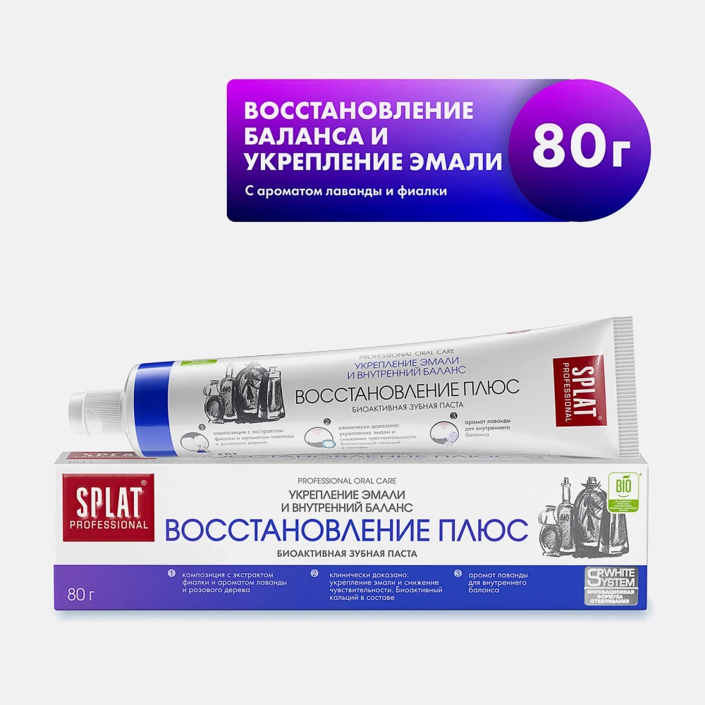 Зубная паста Splat Professional Восстановление Плюс 80г