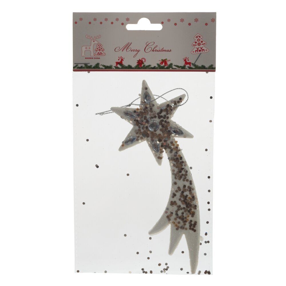 GAEM Украшение новогоднее "Звезда", L7,5 W1 H17,5 см