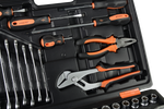 Набор инструментов, 1/2", 1/4", CrV, пластиковый кейс 76 предмета Вихрь