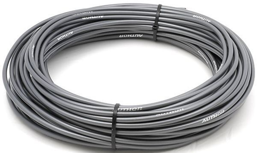 Оплётка тросика тормоза ABR-Cgx 5mm/30m Gry б/загл. (30м) (10) серая AUTHOR