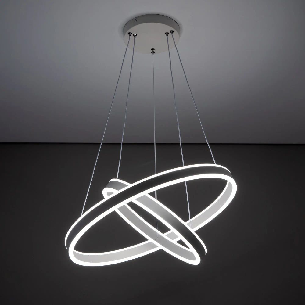 Citilux Дуэт CL719640 LED Люстра подвесная с пультом Белая