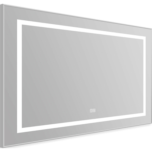 Зеркало BelBagno Kraft 98.5 SPC-KRAFT-985-685-TCH-WARM с подсветкой с подогревом Сатин с сенсорным выключателем