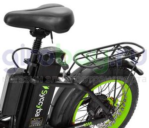 Электровелосипед Syccyba F11 Pro Dual 48V/20Ah (полный привод) - Салатовый обод фото №12