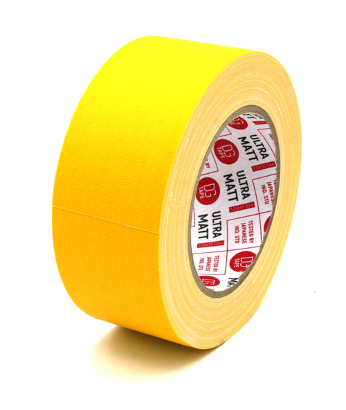 Клейкая лента Gaffer Tape@ultraMATT - Гаффа тейп 50мм/25м - Желтый  (DEEP YELLOW)