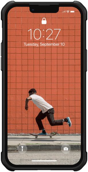 Чехол с поддержкой MAGSAFE Uag Metropolis LT ткань Armortex для iPhone 13 Pro Max 6.7" черный (Kevlar-Black) 11316O183940