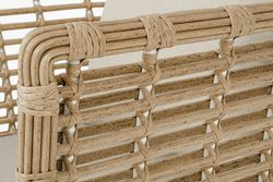 "Валенсия" кресло из искусственного ротанга, цвет соломенный