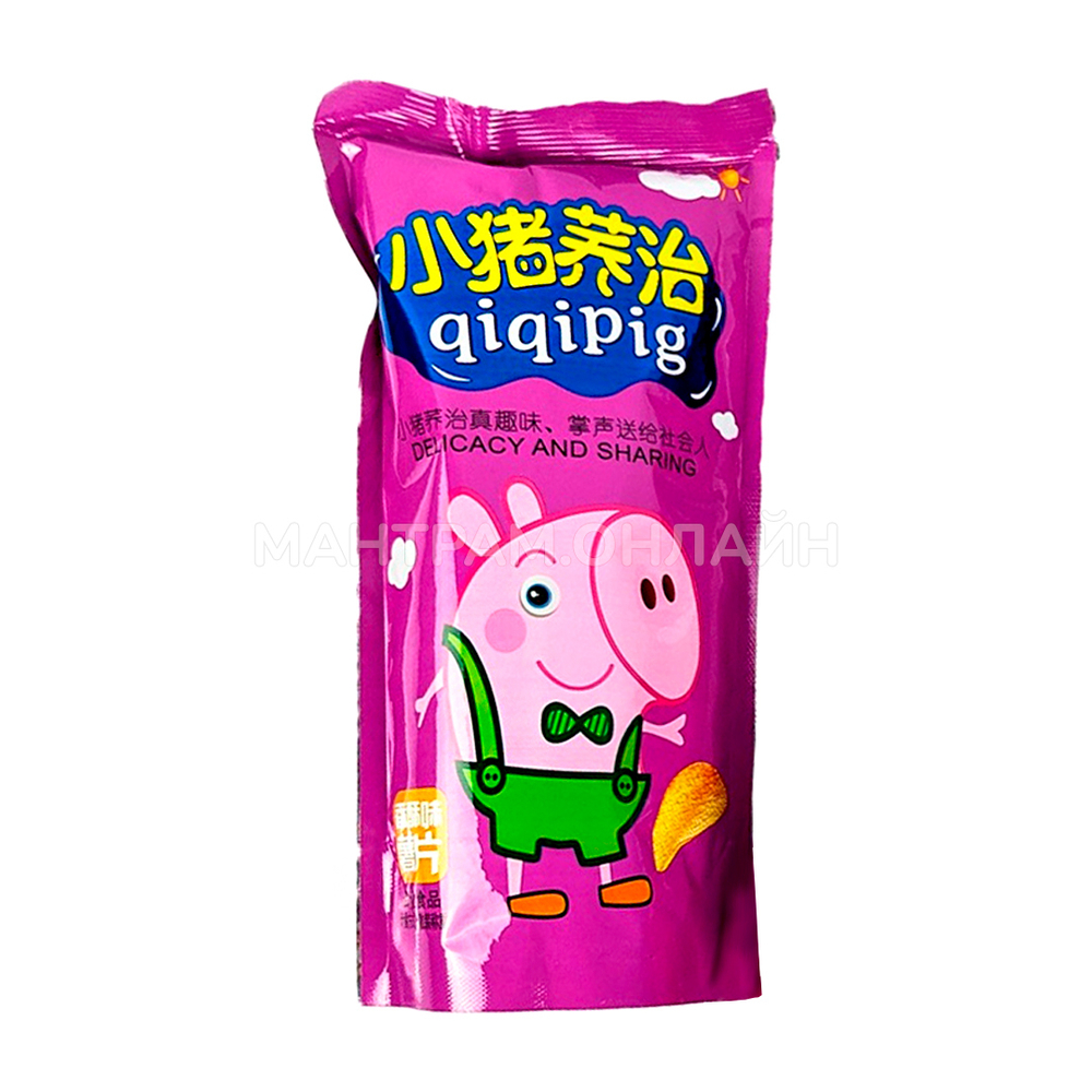 Чипсы QiqiPig Delicacy and Sharing вкус микс 20 г
