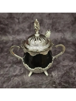 Сахарница керамическая с ложкой