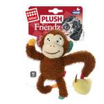 85065 Игрушка для собак Обезьянка с бананом 21см, серия PLUSH FRIENDZ, GiGwi
