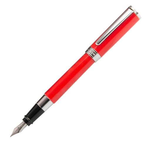 Перьевая ручка Aurora TU Resin Red CT, перо - F, в подарочной коробке