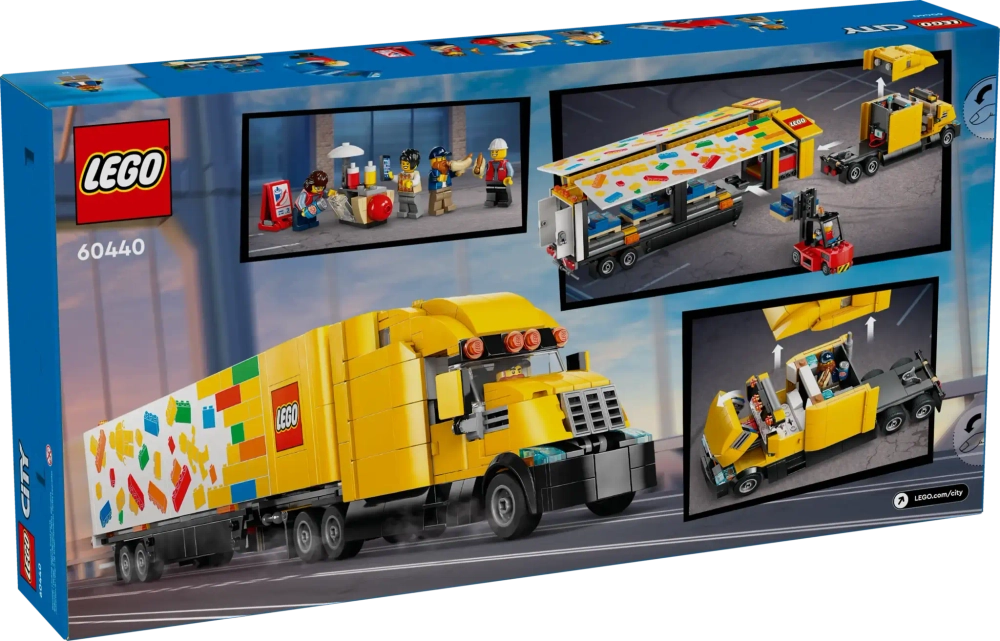Конструктор LEGO City 60440 Желтый грузовик для доставки