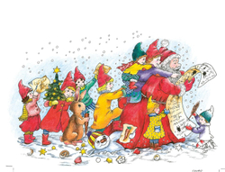 Christl Vogls Ausmalreise - Welt der Weihnachtswichtel
