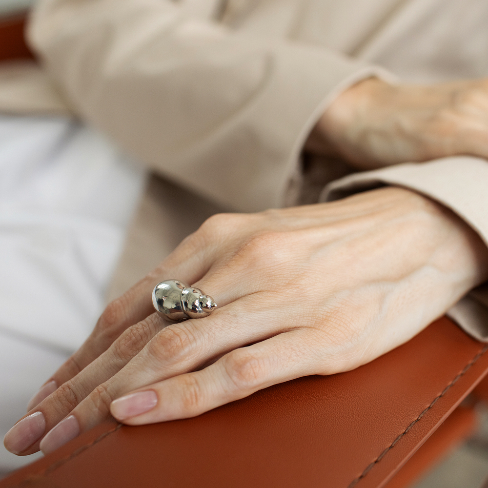 Mineral Weather Кольцо "Ракушка" большая