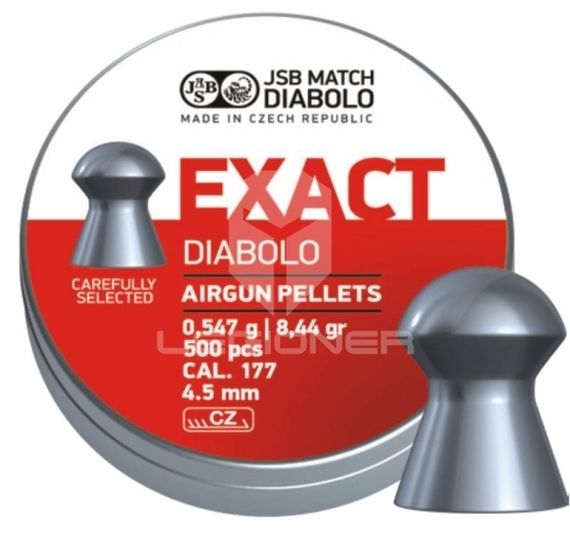 Пули для пневматики JSB Exact Diabolo 4, 5мм 0, 547гр. (500шт)