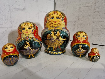 Матрешка "Балет" 5мест