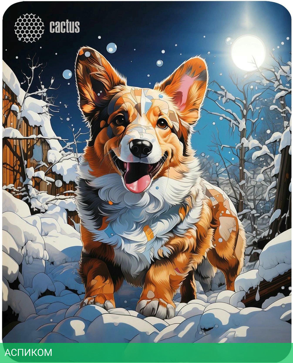 Коврик для мыши Cactus Corgi (CS-MP-D13M)