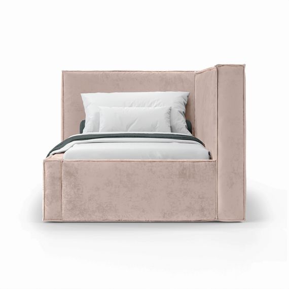 Кровать Bever ЛЕВАЯ 140 с подъемным механизмом - Nebby 232