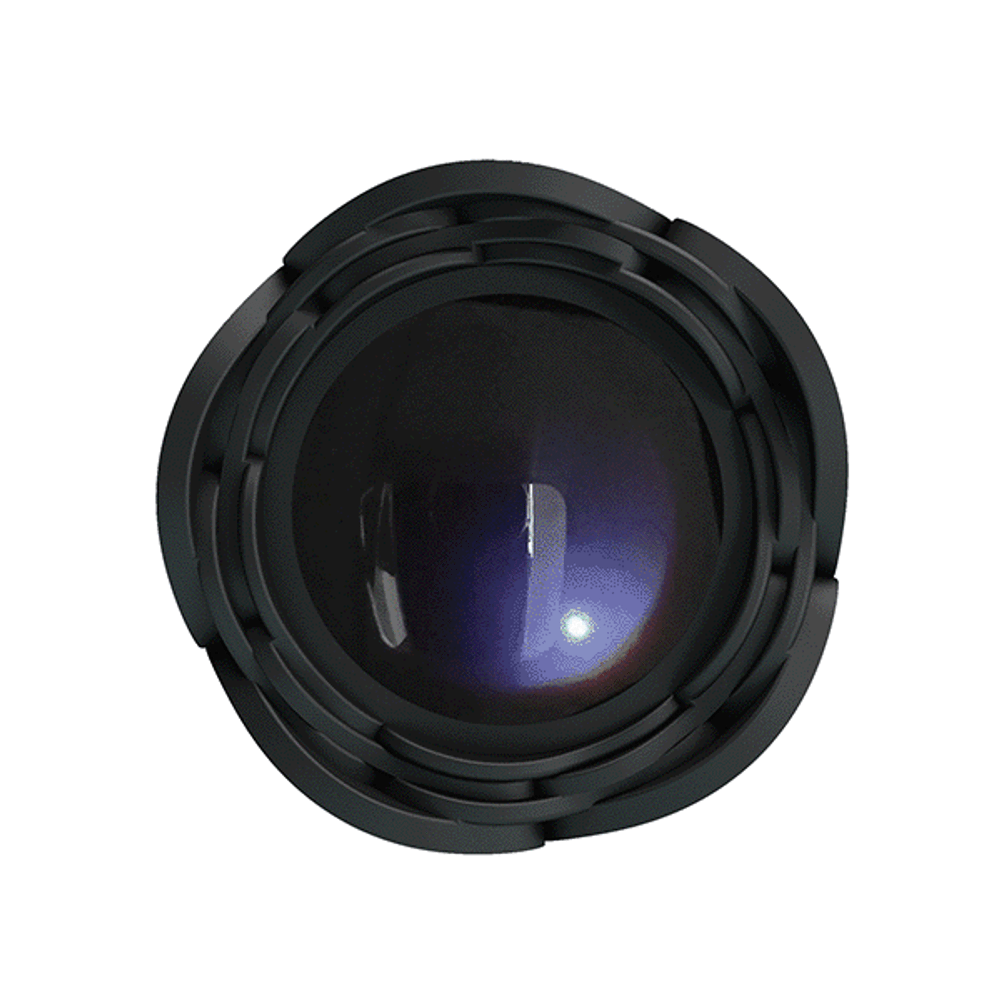 Анальная вибропробка 9,8см с мигающими огнями Pretty Love Osborn Butt Plug Multi Color Bottom Black BI-040183