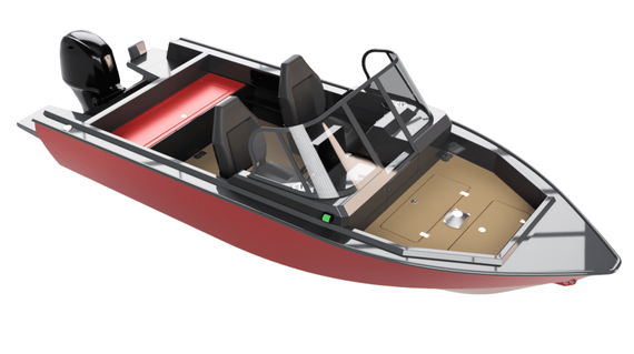 Катер-лодка алюминиевая БЕРКУТ M-Fisher