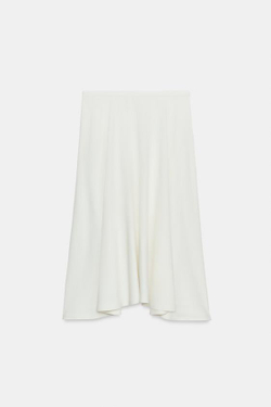 ZARA ЮБКА МИДИ — ZW COLLECTION, ЭКРЮ