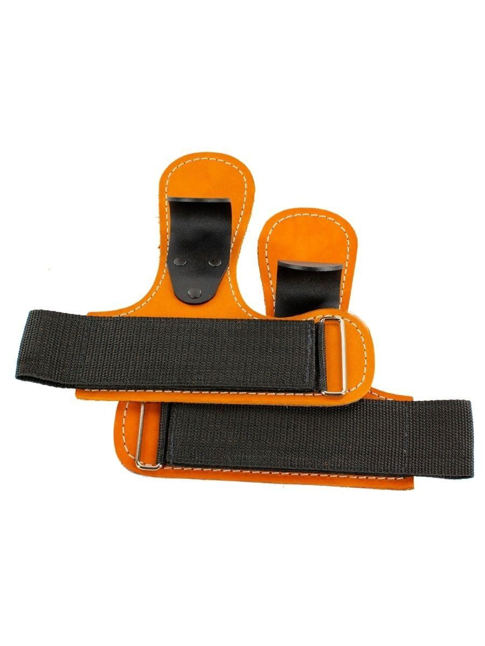 Крюки для турника и штанги ReKoy FG006, крюки для тяги, кожаные