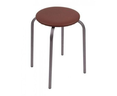 Табурет для кухни Мебель для дома Табуретка кухонная и для прихожей мягкая Nika Ника Эконом 1 Коричневый АРТ ТБ1/К