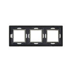 Рамка из алюминия, "Avanti", серая, 3 поста (6 мод.)