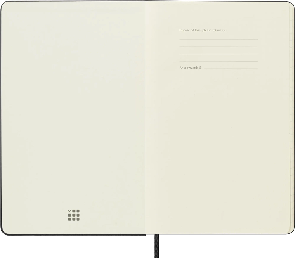 Ежедневник на 2025-2026 гг Moleskine Academic (DHB18DC3) 13х21см, 400 стр. твердая обложка черный