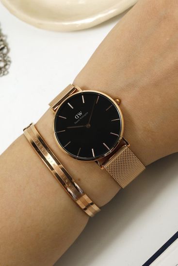 Наручные часы с браслетом Daniel Wellington (часы DW00100161 + браслет DW00400140)