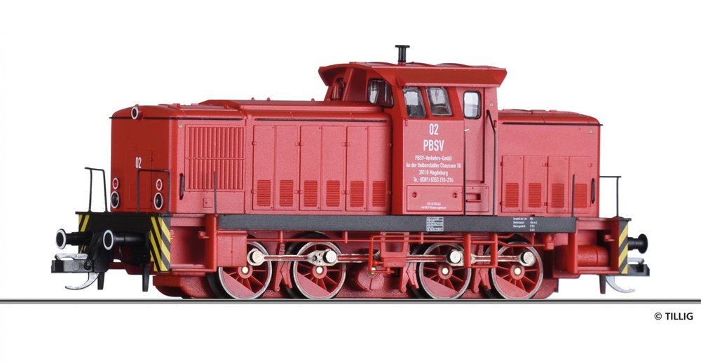 Тепловоз class V60, PBSV, Ep.VI "Werklok 02/PBSV-Verkehrs-GmbH"