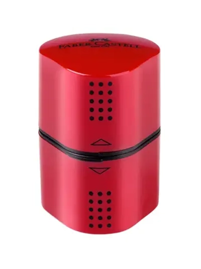 Точилка Trio Grip 2001 красная или синяя 3 отверстия