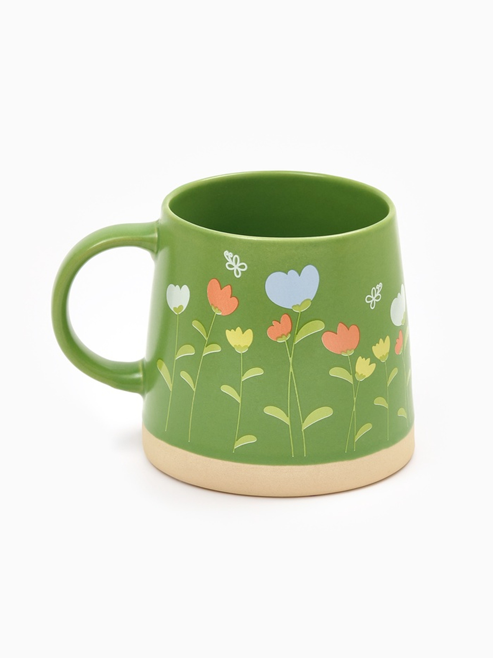 Кружка керамическая «Полевые цветы», 360 мл, ручная работа