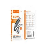 Кабель Type-C на Type-C 60W Hoco X112 (black) (Краснодар склад)