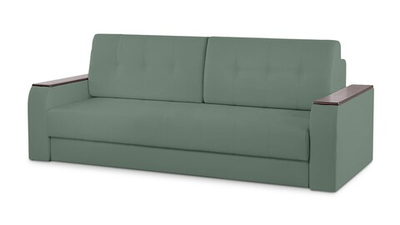 Диван Арго Лайт Vivaldi 10 230*94*80 см, Зеленый Велюр Еврокнижка Фиеста