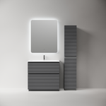 Тумба напольная Sancos Folk Floor 890х445х850, c двумя ящиками оснащенными доводчиками, Grey soft, арт.FL90FGS