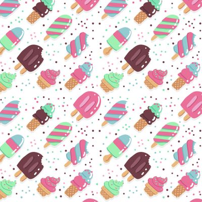 Мороженое с посыпкой