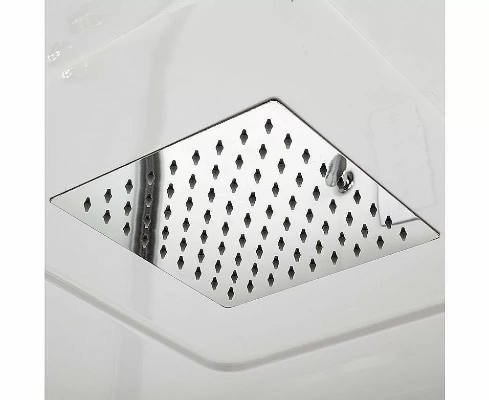 Душевая кабина DTO K401SEL 100x100 с электрикой прозрачная/хром