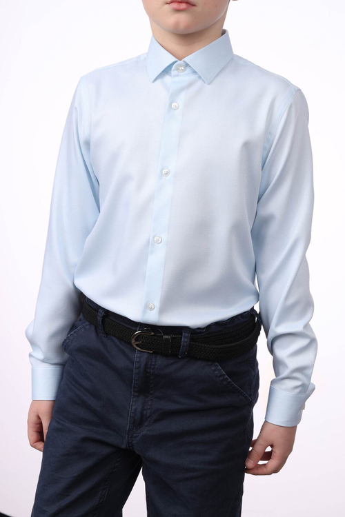 Сорочка детская VESTER длинный рукав, цвет светло-голубой, бамбук/пэ/эл 94018 11