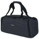 Сумка спортивная HEIKKI TRAVEL (ХЕЙКИ) с отд. для обуви, 7 карманов, темно-серая, 23х48х25 см, 272628