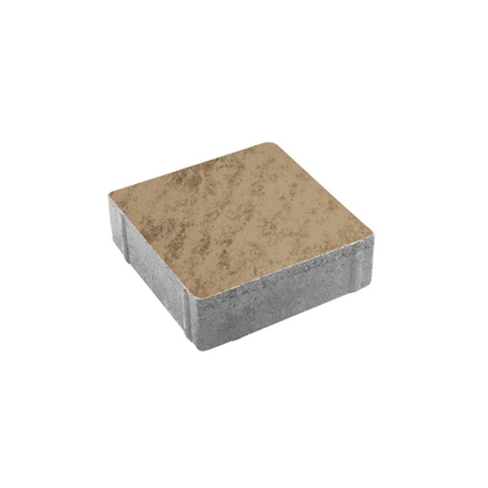 Тротуарная плитка КВАДРАТ 200х200 мм - Листопад гладкий Старый замок