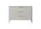 Комод Type oak 3 ящика ширина 120 см (серо-бежевый)