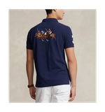 Рубашка-поло Classic Fit Triple-Pony Mesh Polo Ralph Lauren