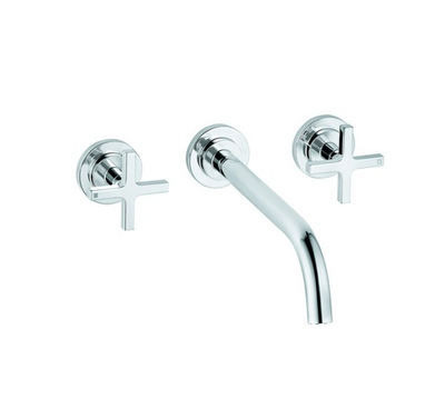 Смеситель для раковины Kludi Nova Fonte Classic на 3 отверстия, хром (201460520)