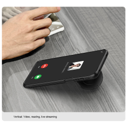Чехол прозрачный тонированный (Transparent Black) от Nillkin с металлической крышкой и MagSafe на Huawei Mate 70 Pro/70 Pro+, серия CamShield Prop Magnetic Case