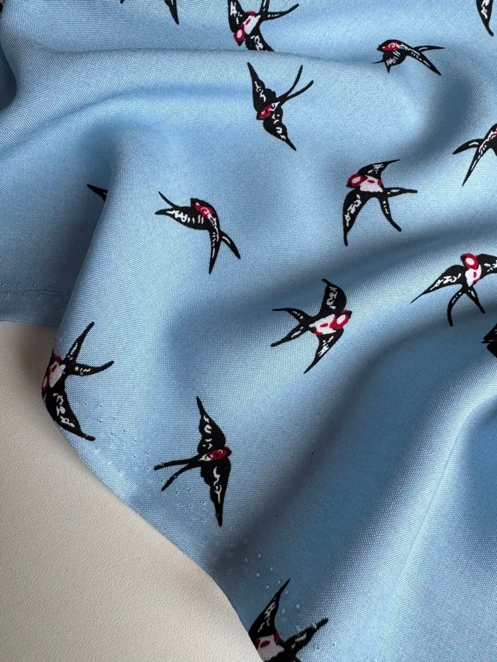 Ткань штапель для шитья 4 м вискоза плательная