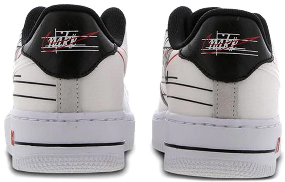 Кроссовки Nike Air Force 1 Script Swoosh Logo (Женская размерная сетка)