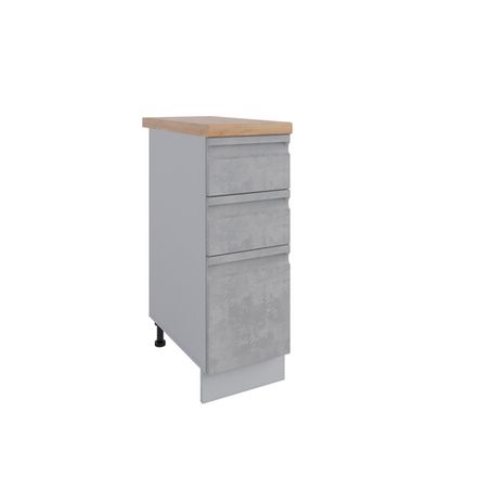 Кухня Модуль СЯШ 300 Скала Бетон светлый